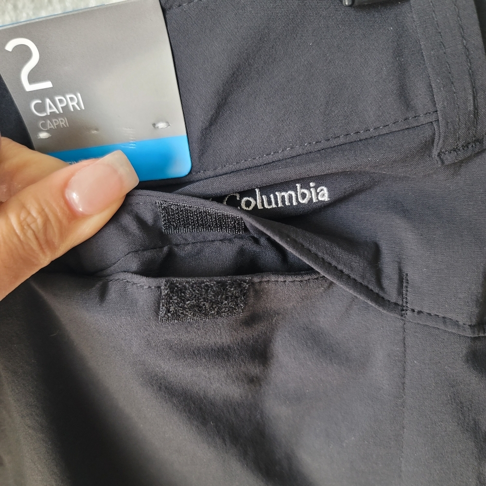 Columbia NWT Saturday Trail II Knee Capri Pant Size 2 Color Black - Picture 9 of 12